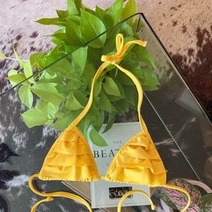🐯 3/$25 - Yellow Bikini Triangle Top